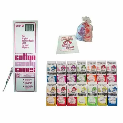 Cotton Candy Supplies and Sugars
